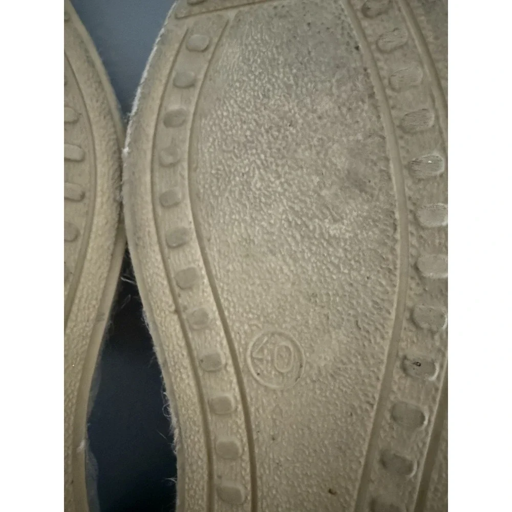 Verbenas Carmen Gray Suede Espadrilles Slip-On Shoes‎ Women's Size 9 EU 40